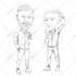 draw digital caricature portraits from photos