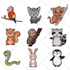 draw a cute cartoon animal mascot clipart character