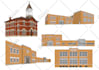 draw your old building or house photo into a stunning vector cartoon