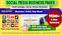 create social media business pages