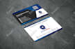 design a futuristic business or calling card with letterhead
