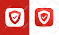 design modern mobile app icon or logo for app or playstore