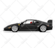 draw you car into vector illustration