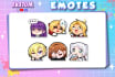 create chibi twitch emotes or sub badges in bulk for you