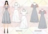 design fashion collection, fashion illustration, and portfolio