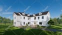 create 3d floor plan, exterior and interior, model sketchup