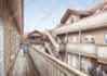 hand draw and render digital architecture illustration