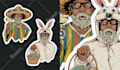 create premium sticker badge design for label or merchandise