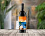 design custom can label wine label and product label design
