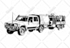 draw custom black and white vector art, silhouette, line art, stencil design