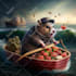 create a custom cartoon of your animal doing something ridiculous