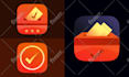 design modern mobile app icon or logo for app or playstore