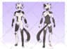 draw a furry reference sheet