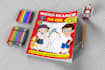 create kids coloring book cover and interior design for kdp