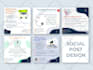 design professional social media posts, ads, banner