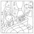 create cozy, bold, and easy coloring book illustrations for children