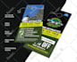 design lawn mowing, plumbing, hvac door hanger within 24 hours