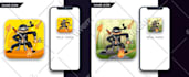 modern app icon for android and ios game and app icon design