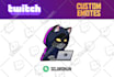custom emotes, emoji, and sticker for twitch, discord, vtuber, etc