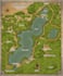 do fantasy map with parchment style for storybook