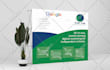 do professional retractable, roll up, pop up banner design or backdrop