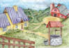 create uniqe hand drawn watercolor illustrations