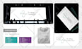 do modern minimalist business logo design with full branding kit
