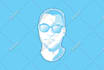 draw minimalist flat line vector avatar for you