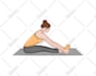 draw exercise, yoga, any fitness poses and workout illustration