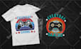 do bulk t shirt design and graphic typography t shirt design