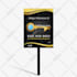 do eye catching custom yard sign design, lawn sign, real estate yard signs