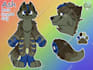 draw a cute reference sheet for your furry oc