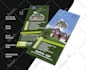 design lawn mowing, plumbing, hvac door hanger within 24 hours