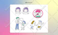 do the cutest hand drawn icon set for your web or app