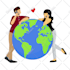 illustrate flat vector fashion or cartoon characters