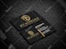 design a modern professional business card for your brand