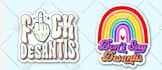 creative  awesome typography sticker designs and label designs