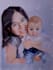 sketch handmade color pencil portrait drawing with shipping