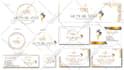 design signature cosmetics makeup and eyelash beauty logo