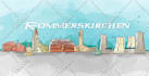 draw creative line art city skyline with watercolors