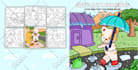 create cozy, bold, and easy coloring book illustrations for children