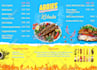 do restaurant menu design, takeaway, trifold, food flyer