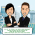 do a couple, team ,and group cartoon caricature for you