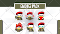 draw cute twitch emotes, animated emotes, vtuber or sub badges