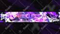 design a pro banner for 2 platforms, gaming or anime style