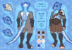 create a furry reference sheet of your character