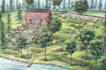 hand draw and render digital architecture illustration