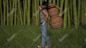 3d character render scenes with background