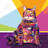 draw pop art of dog cat pet animal portrait