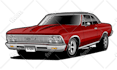draw vector cartoon car illustration for your t shirt